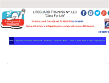 Tablet Screenshot of lifeguardtrainingny.com